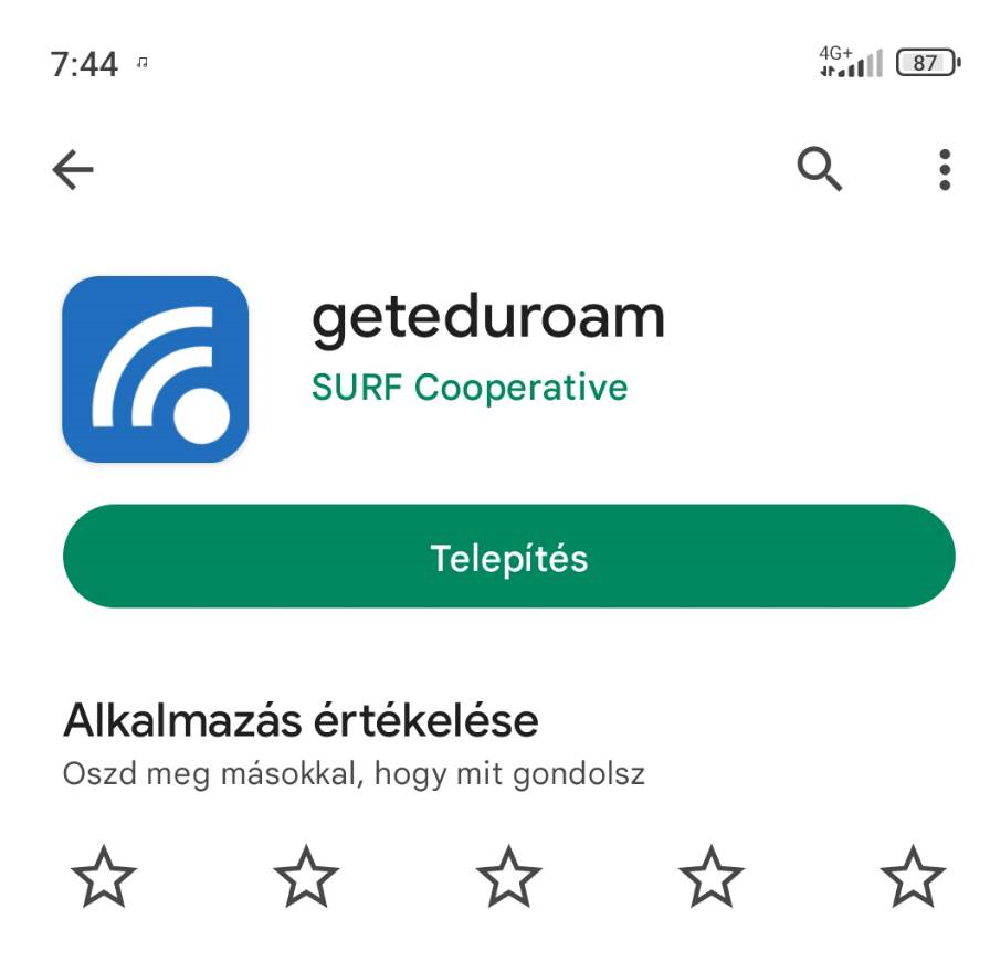 Telepítés